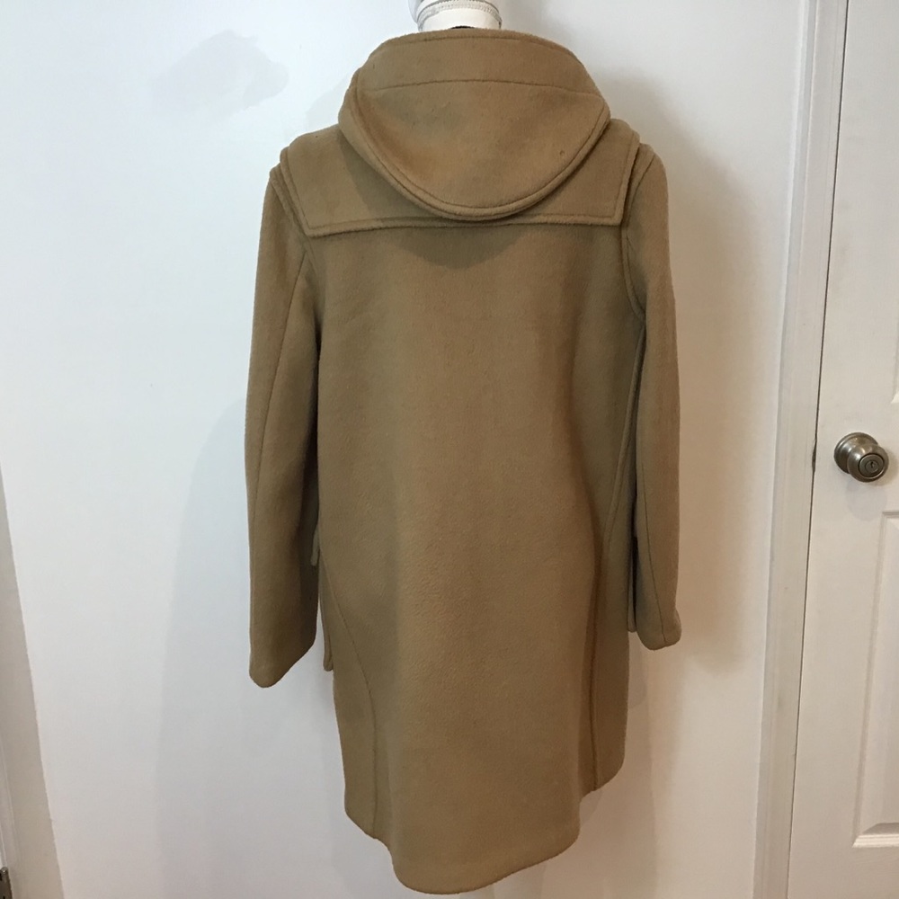 LL BEAN VTG TOGGLE DUFFLE WOOL COAT ENGLAND SZ 14 - Picture 5 of 16